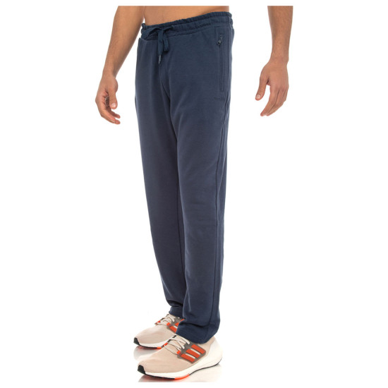 Be Nation Ανδρικό παντελόνι φόρμας Essentials Terry Straight Zip Pant